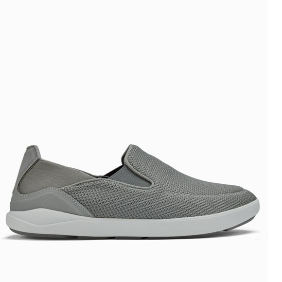 OluKai Nohea Pae Slip-On Gray Mesh Sneakers Size 9 - Picture 1 of 9